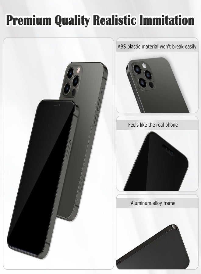 Mearar without Logo - Non Working Replica 1:1 Phone Dummy Display Phone Model for Phone 12 Pro / 12 Pro Max Fake Model Toy (Grey Blackscreen, 6.1inches) - Image 3